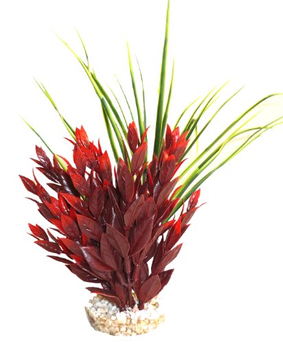 Sydeco Aquariumpflanze Aqua Jungle Plant, rot, Höhe 22 cm von Sydeco
