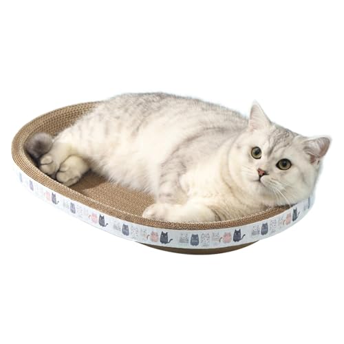Katzenkratzbrett aus Pappe, Katzenkratzbrett, Katzenkratzbrett aus Wellpappe, Katzenkratzbett, Katzenkratzbaum für drinnen für Sofa, Boden, Vorhänge, Matratzenschutz Katzenkratzbrett aus Pappe, Katzenkratzbrett, Katzenkratzbrett aus Wellpappe, Katzenkratzbett, Katzenkratzbaum für drinnen für Sofa, Boden, Vorhänge, Matratzenschutz von Syengery