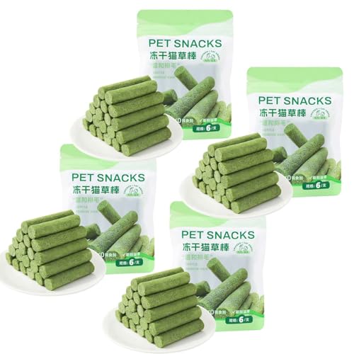 Syengery 24 Stück Katzengras Sticks, Cat Grass Teething Stick, Gefriergetrocknet Snacks Für Katzen, Natürliches Katzengras-Kaustäbchen, Kauspielzeug Für Katzen Zur Zahnpflege Syengery 24 Stück Katzengras Sticks, Cat Grass Teething Stick, Gefriergetrocknet Snacks Für Katzen, Natürliches Katzengras-Kaustäbchen, Kauspielzeug Für Katzen Zur Zahnpflege von Syengery