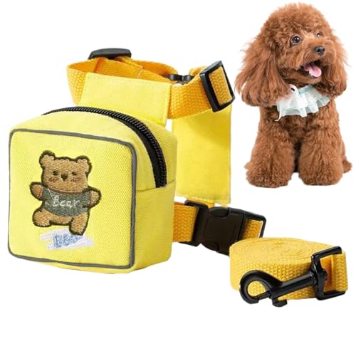 Syengery Hundegeschirr mit Taschen, Rucksack für Hunde zum Tragen | Cartoon-Geschirr für Hunde mit Zugseil,Bunte Katzenrucksack-Weste, Haustier-Wandergeschirr, Bär, Kaninchen, Dinosaurier-Muster für Syengery Hundegeschirr mit Taschen, Rucksack für Hunde zum Tragen | Cartoon-Geschirr für Hunde mit Zugseil,Bunte Katzenrucksack-Weste, Haustier-Wandergeschirr, Bär, Kaninchen, Dinosaurier-Muster für von Syengery