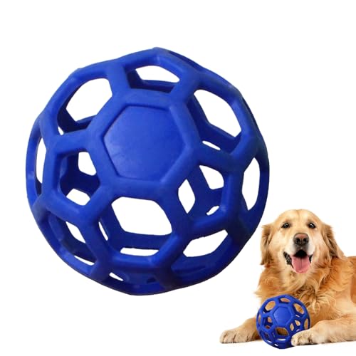 Syengery Hundespielball,Elastischer Spielball Für Haustiere - Hochspringender Gummiball Interaktives Spiel Für Zahnung, Innen- Und Außenbereich, Und Apportieren von Syengery