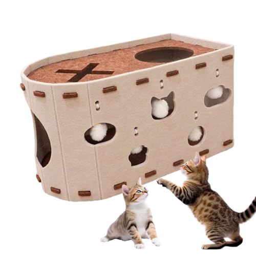 Syengery Katzen Kratzhaus - Katzenliege Filz Kratzhaus,Möbelschutz Kratztraining Versteck Für Innenräume Wohnung Büro Arbeitsplatz Zuhause Schlafzimmer Wohnzimmer Syengery Katzen Kratzhaus - Katzenliege Filz Kratzhaus,Möbelschutz Kratztraining Versteck Für Innenräume Wohnung Büro Arbeitsplatz Zuhause Schlafzimmer Wohnzimmer von Syengery