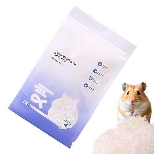 Syengery Kleintierstreu Für Kleine Tiere | Hamsterwatte Aus Papier Baumwolle - Sicher Geruchskontrolle Saugfähig Innen- Und Außenbereich Nagetierbedarf Syengery Kleintierstreu Für Kleine Tiere | Hamsterwatte Aus Papier Baumwolle - Sicher Geruchskontrolle Saugfähig Innen- Und Außenbereich Nagetierbedarf von Syengery