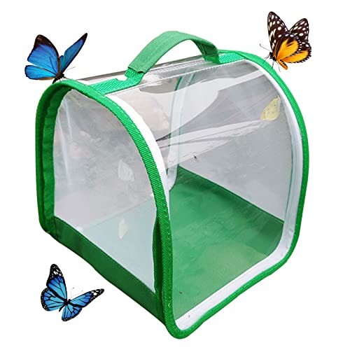 SYFUNLV Schmetterling Habitat Käfig,Faltbare Schutz Käfig, Schmetterlingshäuser Klappbar in Netz Transparent Belüftung, Für Insekten wie Schmetterlingen, Libellen usw. SYFUNLV Schmetterling Habitat Käfig,Faltbare Schutz Käfig, Schmetterlingshäuser Klappbar in Netz Transparent Belüftung, Für Insekten wie Schmetterlingen, Libellen usw. von Syfunlv