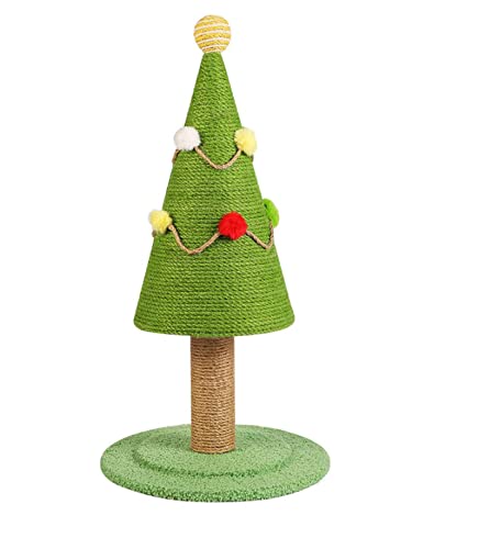 Katzenklettergerüst, 58,4 cm hoch Weihnachtsbaum Natursisal Katzenkratzbaum, Verschleißfest Kratzfest Katzenspielzeug Katzenkratzbrett, Geeignet für erwachsene Katzen und Kätzchen Katzenklettergerüst, 58,4 cm hoch Weihnachtsbaum Natursisal Katzenkratzbaum, Verschleißfest Kratzfest Katzenspielzeug Katzenkratzbrett, Geeignet für erwachsene Katzen und Kätzchen von Syholon