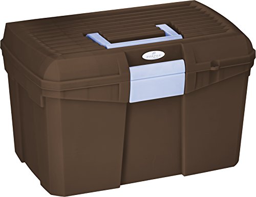 HIPPOTONIC Putzbox, L 40 x B 27,5 x H 24,5 cm, schoko/hellblau von Symantec