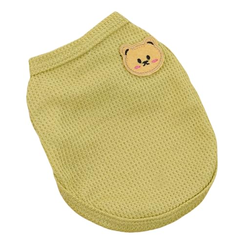 Atmungsaktive Hundekühlweste Sommer Hundeshemd, Welpen T-Shirts Hund Tank Top Hund Sommer-Kühljacke für Kleine Extra Kleine Hunde oder Katzen (Grün, M) von Symphonyw