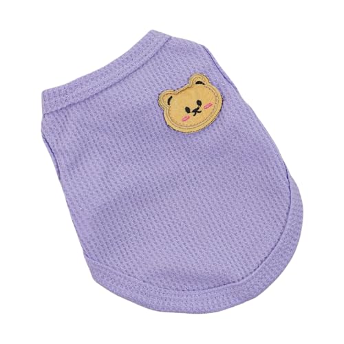 Atmungsaktive Hundekühlweste Sommer Hundeshemd, Welpen T-Shirts Hund Tank Top Hund Sommer-Kühljacke für Kleine Extra Kleine Hunde oder Katzen (Lali, M) von Symphonyw