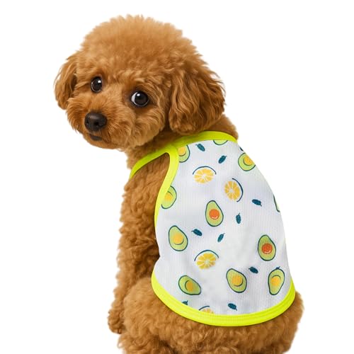 Hundekleid für kleine Hunde, Sommer Ärmellose Weste Hund T-Shir, Atmungsaktives Haustier Partykleidung für Welpen, Katzen und Haustiere (E, M) von Symphonyw