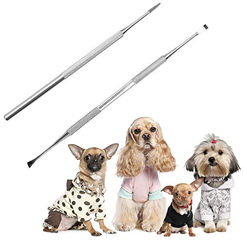 Zahnstein-Entferner für Hunde, 2 Stück Edelstahl Mundwerkzeug Zahnhygiene-Set für Hunde Zahnstein-Entferner für Hunde, 2 Stück Edelstahl Mundwerkzeug Zahnhygiene-Set für Hunde von Symphonyw