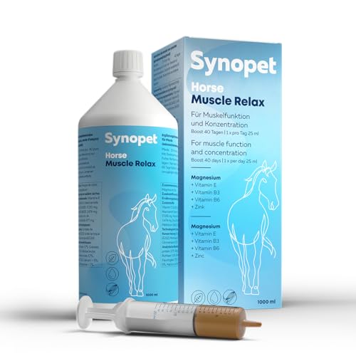 Synopet Horse Muscle Relax - Für Muskelfunktion und Konzentration bei Pferden von Synopet
