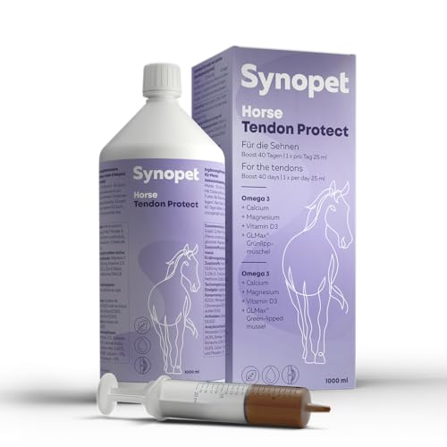Synopet Horse Tendon Protect 1000 ml - Für geschmeidige Sehnen und Muskeln bei Pferden und Ponys von Synopet