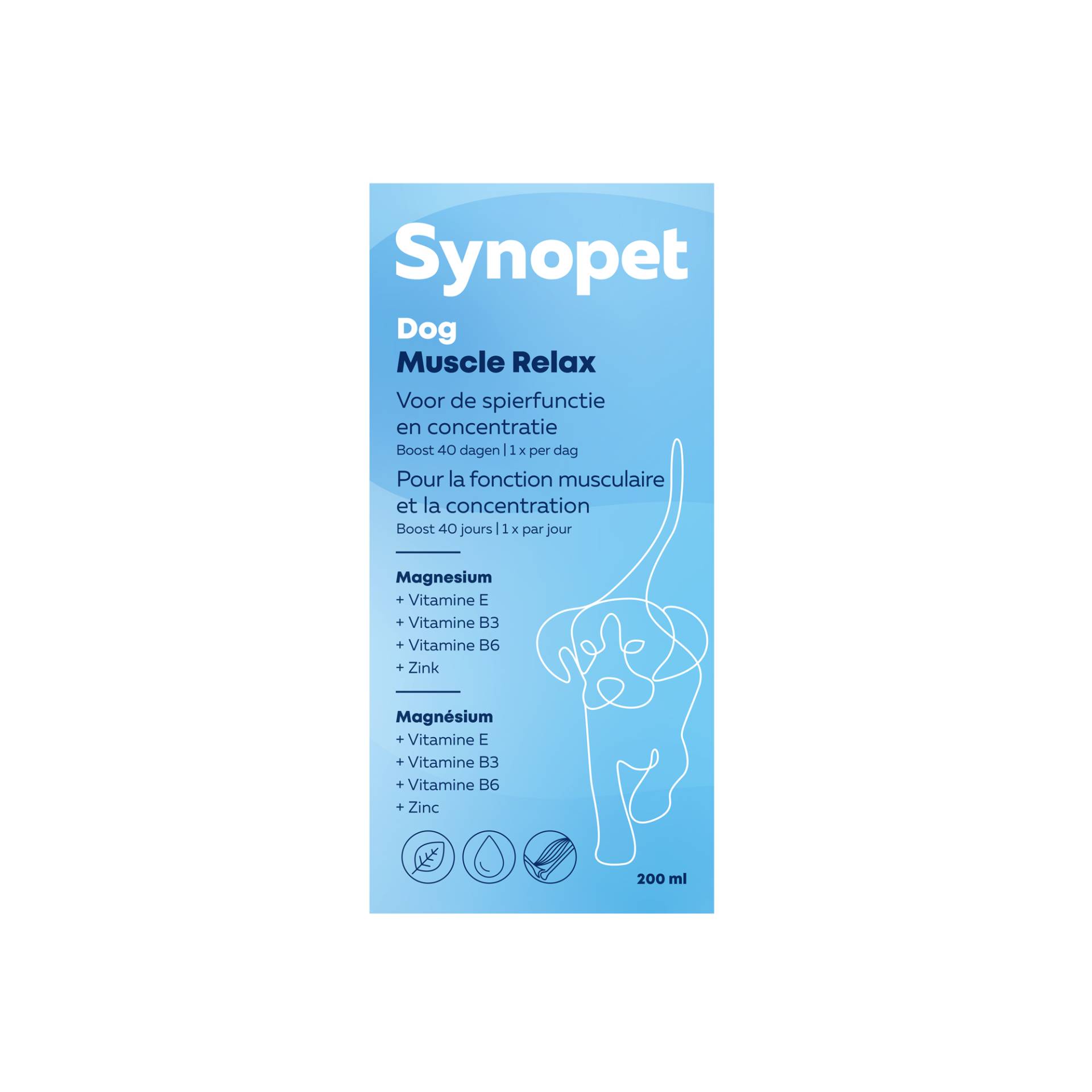 Synopet Muscle Relax Dog - 200 ml von Synopet