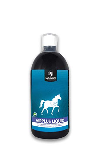 SYNOVIUM® AIRPLUS Liquid ist EIN wissenschaftlich fundiertes Nahrungsergänzungsmittel für Ihr Pferd oder Pony (wirkt beruhigend auf die Atemwege, um freier zu atmen). von SYNOVIUM