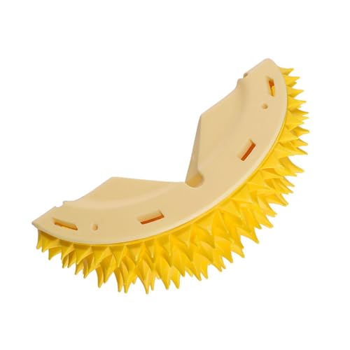 Cat Self Groomer Cat Corner Groomer, Niedliche Durianform ABS PVC Catnip Behälter, Helle Farbkatze Eckkratzer für Heimwand Cat Self Groomer Cat Corner Groomer, Niedliche Durianform ABS PVC Catnip Behälter, Helle Farbkatze Eckkratzer für Heimwand von Syrisora