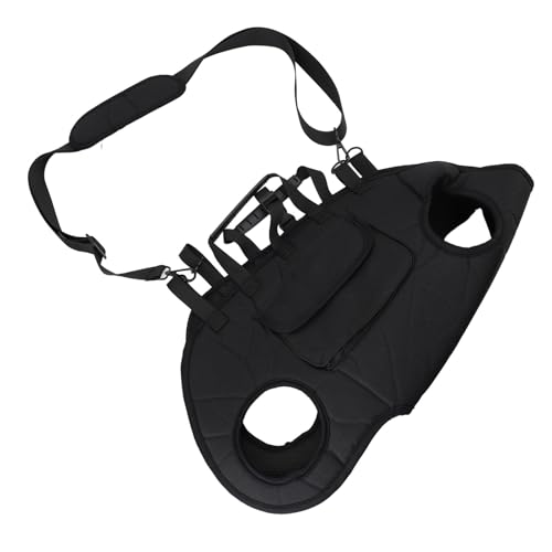 Dog Carry -Schlinge, Atmungsaktives Multifunktionales Sicheres Haustier -Rucksackträger für Mittelgroße Hundekatzen, Ideal für Modische Ausflüge, Bietet Komfort und Sicherheit (M) von Syrisora