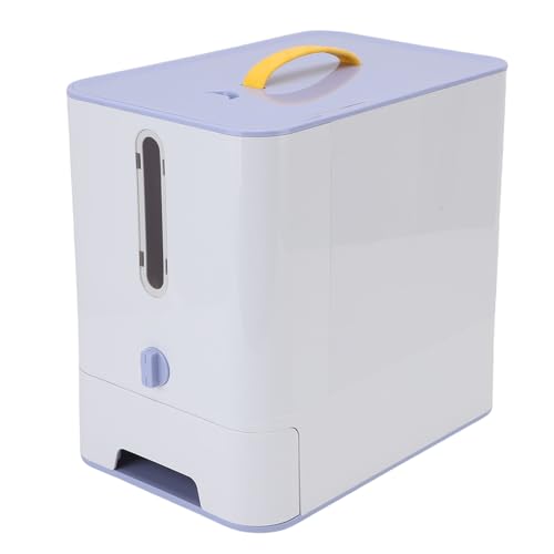 Syrisora Cat Food -Lagerbehälter Pet Feeder, Multifunktionaler Haustiernahrungsbehälter Feeder Feeder Cat Food Spenser Feeder Station Aufbewahrung für Innen Im Freien Im Innenbereich (Hellblau) von Syrisora