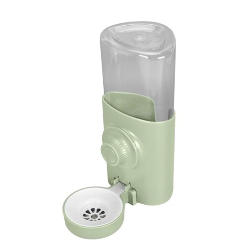 Syrisora ​​Haustier-Wasserspender, 600 Ml, Große Kapazität, Anti-Nass-Auslauf, Hängender Automatischer Wasserspender für Kleine Haustiere (Grün) von Syrisora