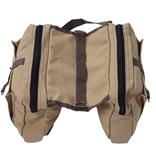 Syrisora ​​Hunderucksack-Geschirr, Leichte Hunde-Camping-Satteltasche mit Taschen für Outdoor-Wanderreisen von Syrisora