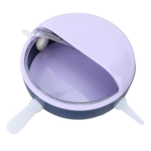 Syrisora Welpenmilch-Fütterungsschale, Multi-Nippel-Feeder, Anti-Flatulenz-Design, Hergestellt aus Sicherem Kunststoff, Leicht zu Reinigen, Ideal für Kätzchen-Haustier, für den (Violett) von Syrisora