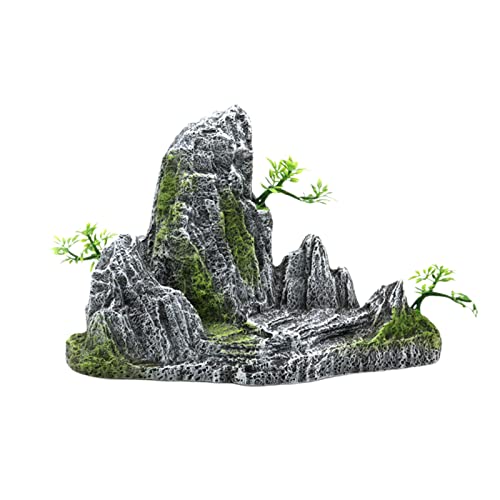 Sytaun Aquarium Ornament Simulation Stein Landschaftsgestaltung Mini Schöne Gefälschte Rock Aquarium Dekoration Aquarium Zubehör von Sytaun