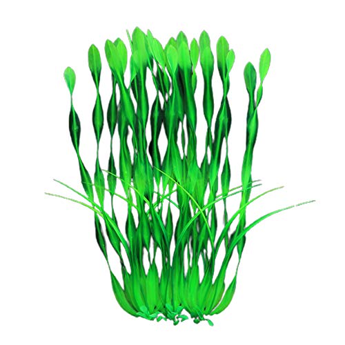 Sytaun Bunte Aquarium simulierte Wasserpflanzen Landschaftsgestaltung Dekor Fischtank 1 Grün von Sytaun