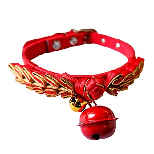 Sytaun Haustierhalsband, attraktiv, dekorativ, zierlich, Halsband, Halszubehör mit Glocke, kompatibel mit allen Jahreszeiten 2 von Sytaun