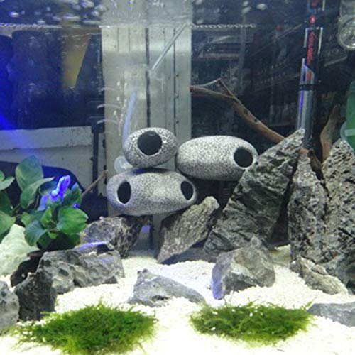 Sytaun Imitation Pebbles Fish Tank dekorative Landschafts Gestaltung Eigenartig aussehende Höhle L von Sytaun