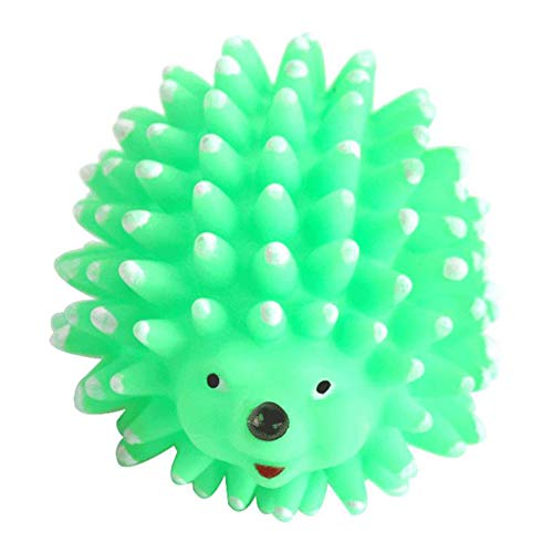 Sytaun Kauspielzeug für Hunde, niedliches Igel-Design, interaktives Quietschspielzeug zum Kauen und Kratzen, zufällige Farbe von Sytaun