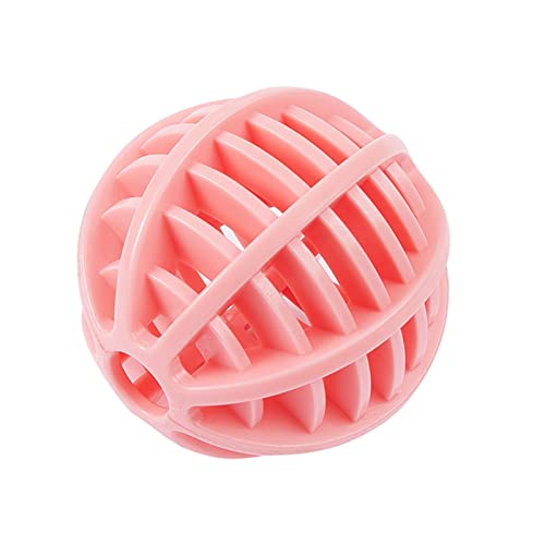 Sytaun Kauspielzeug für Hunde, zum Beißen von Langeweile, quietschender Ball, rosa von Sytaun