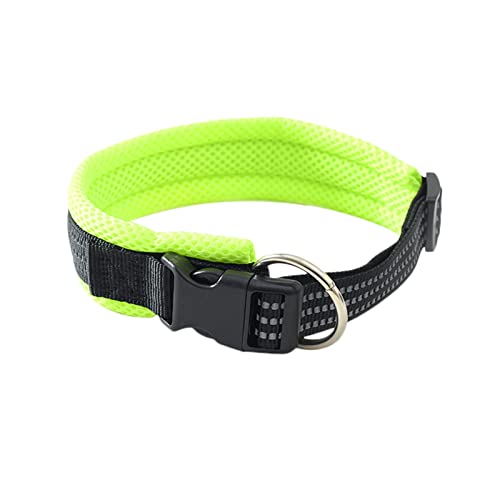 Sytaun Nylon Halsband Soft Touch Mode Niedliche Hunde Ausschnitt Halsband Halsband Haustier zubehör Grün S von Sytaun