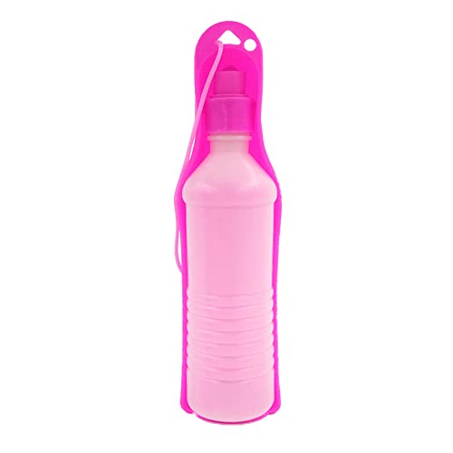 Sytaun Tragbarer Wasserspender für Hunde und Katzen, 500 ml, Rosa von Sytaun