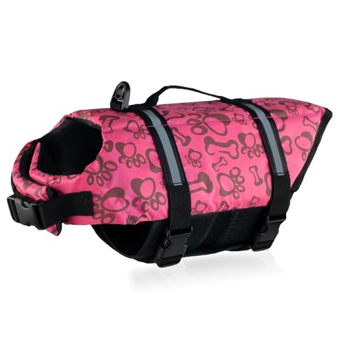 Syzplnwy Hundeschwimmweste, leicht anzubringen, verstellbarer Gürtel mit reflektierenden Streifen, hoher Auftrieb, Schwimmweste für kleine und mittelgroße Hunde, Katzen, Sicherheits-Badeanzug zum Syzplnwy Hundeschwimmweste, leicht anzubringen, verstellbarer Gürtel mit reflektierenden Streifen, hoher Auftrieb, Schwimmweste für kleine und mittelgroße Hunde, Katzen, Sicherheits-Badeanzug zum von Syzplnwy