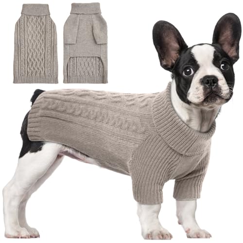 T'CHAQUE Hundepullover, warmer Pullover, Rollkragenpullover für kleine Hunde, mittelgroße Hunde, große Hunde T'CHAQUE Hundepullover, warmer Pullover, Rollkragenpullover für kleine Hunde, mittelgroße Hunde, große Hunde von T'CHAQUE