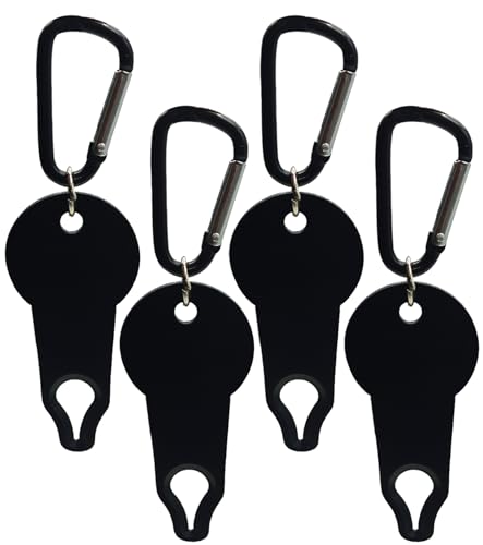 T TAKONE Zeckenzange Set, 4er-Pack Zeckenentferner, Tragbarer, Sicherer und Hochwirksamer Zeckenzangen-Werkzeugsatz für Menschen, Kinder, Hunde und Katzen (schwarz 4) von T TAKONE