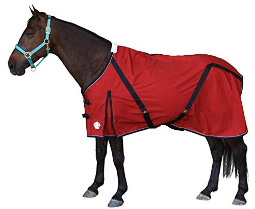 T TEKE Deluxe Horse Canvas Sheet für Snug and Clean in Stall von T TEKE