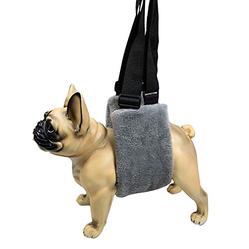 T- Dog Lift-Auffanggurt für hintere Beine Pet-Auffanggurt Hinteres Schleuderhilfe Schwache Beine Aufstehen Stützgurt Dog Lift Support Hunde Tragehilfe für Arthritis-Rehabilitation-Hunde (M) von T-