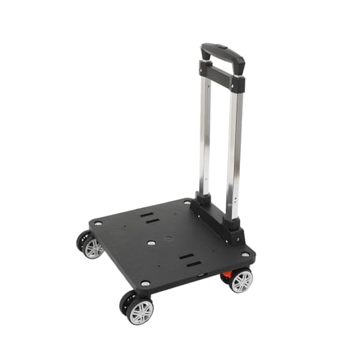 TABODD 4-Rad-Wagen Rucksack Trolley, PP Material Zusammenklappbarer Trolley-Wagen mit 47–96cm Teleskoplänge für Katzen-Rucksäcke Haustier-Transportbox, Max. Last: 33KG TABODD 4-Rad-Wagen Rucksack Trolley, PP Material Zusammenklappbarer Trolley-Wagen mit 47–96cm Teleskoplänge für Katzen-Rucksäcke Haustier-Transportbox, Max. Last: 33KG von TABODD