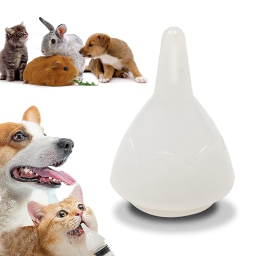 Haustier-Nippel | Hitzebeständiger Welpen-Futterspender aus Silikon mit hoher Elastizität – Welpenschnuller für Kätzchen, Welpen, Kleintiere, Spritzennippel, Kätzchen-Futterstation, Haustier-Nippel | Hitzebeständiger Welpen-Futterspender aus Silikon mit hoher Elastizität – Welpenschnuller für Kätzchen, Welpen, Kleintiere, Spritzennippel, Kätzchen-Futterstation, von TABSIRAH