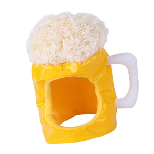 Hunde-Bierhut, Bierkrug-Form, atmungsaktiv, niedlicher Haustier-Sonnenhut für Partys, Kostüme, Festivals, Geburtstage Hunde-Bierhut, Bierkrug-Form, atmungsaktiv, niedlicher Haustier-Sonnenhut für Partys, Kostüme, Festivals, Geburtstage von TABSIRAH