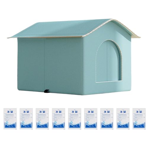 TABSIRAH Hunde-Eishaus, geschlossenes Kühlnest, geräumiges Kätzchen-Eisnest, Haustierzubehör für kleine, große, mittelgroße Katzen TABSIRAH Hunde-Eishaus, geschlossenes Kühlnest, geräumiges Kätzchen-Eisnest, Haustierzubehör für kleine, große, mittelgroße Katzen von TABSIRAH