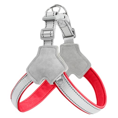 TABSIRAH Hundegeschirr, reflektierend, Y-förmig, mit Clip auf der Vorderseite – verstellbare Kleidung für Haustiere, zum Spazierengehen TABSIRAH Hundegeschirr, reflektierend, Y-förmig, mit Clip auf der Vorderseite – verstellbare Kleidung für Haustiere, zum Spazierengehen von TABSIRAH