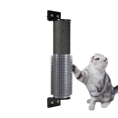 TABSIRAH Kratzbaum-Ersatzstange für Katzen, robuster Ersatz-Kratzbaum mit Fellpflegebürste, verschleißfestes Kätzchenzubehör für drinnen und draußen, Klettern, Spielen TABSIRAH Kratzbaum-Ersatzstange für Katzen, robuster Ersatz-Kratzbaum mit Fellpflegebürste, verschleißfestes Kätzchenzubehör für drinnen und draußen, Klettern, Spielen von TABSIRAH