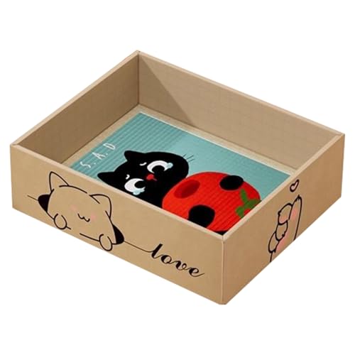 TABSIRAH Kratzbretter für Indoor-Katzen – Katzenkratzpads, Haustierbedarf, Schleifklaue, Wellpapier, Spielzeug, kratzfest, für gesunde Möbelschutz, lindert Langeweile TABSIRAH Kratzbretter für Indoor-Katzen – Katzenkratzpads, Haustierbedarf, Schleifklaue, Wellpapier, Spielzeug, kratzfest, für gesunde Möbelschutz, lindert Langeweile von TABSIRAH