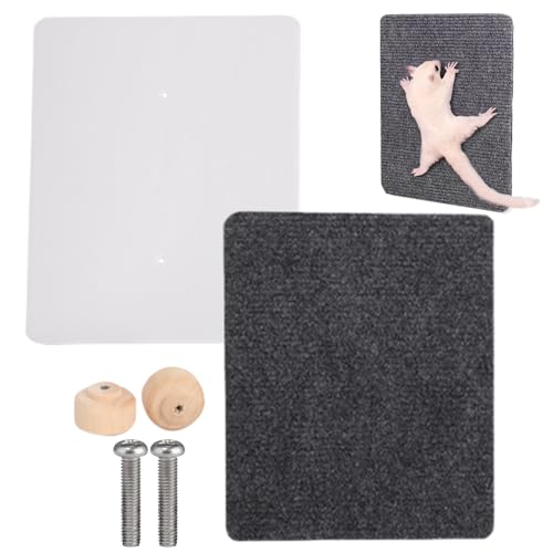 TABSIRAH Sugar Glider Klettern - Kletterkratzer - Platzsparende Kratzpads Anreicherung Spielzeug für Kleintiere Schärfen Krallen Käfig Möbel von TABSIRAH