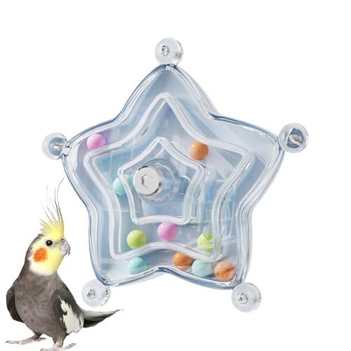 Vogel-Spinner-Spielzeug | -Spinner-Spielzeug | Multifunktionales Haustier-Kauzubehör für Aras, , Spatzen, Sittiche, Wellensittiche, Nymphensittiche von TABSIRAH