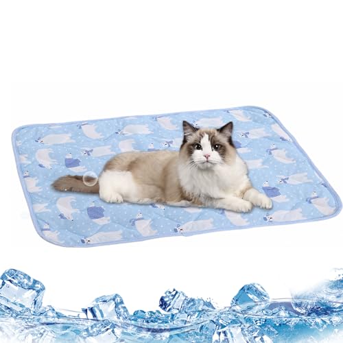 TADAYIM Kühlmatte Für Hunde | Haustierkühlmatte - Leicht Zu Reinigende Portable Decke Bettzubehör Für Katzen Kätzchen Pelzige Freunde Innenbereich Zuhause TADAYIM Kühlmatte Für Hunde | Haustierkühlmatte - Leicht Zu Reinigende Portable Decke Bettzubehör Für Katzen Kätzchen Pelzige Freunde Innenbereich Zuhause von TADAYIM