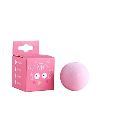 Katzentrainingsspielzeug, Haustier-Spielball, quietschendes Haustierzubehör, intelligentes Katzenspielzeug, interaktiver Ball, Katzenminze, Kätzchenspielzeug for Katzen katzenspielzeug maus(EVA-Pink) Katzentrainingsspielzeug, Haustier-Spielball, quietschendes Haustierzubehör, intelligentes Katzenspielzeug, interaktiver Ball, Katzenminze, Kätzchenspielzeug for Katzen katzenspielzeug maus(EVA-Pink) von TADSFVC