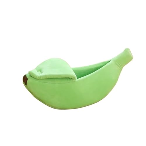 TADSFVC 1PC Banana Katzenbett Haus Lustige süße gemütliche Katzenmatte Betten Warm langlebig tragbare Haustierkorb Zwinger Hundekissen Katzenbedarf katzenspielzeug Maus(3,Banana_L) von TADSFVC