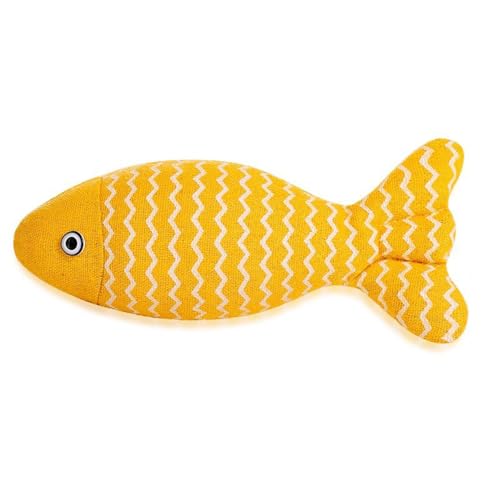 TADSFVC 1PC Spaß Katze Sackleinen Fisch Spielzeug Hohe Mit Katzenminze Fisch Haustier Katze Nagt Im Spielzeug Zimmer Katze Spielzeug for Indoor Katzen katzenspielzeug Maus(7) von TADSFVC